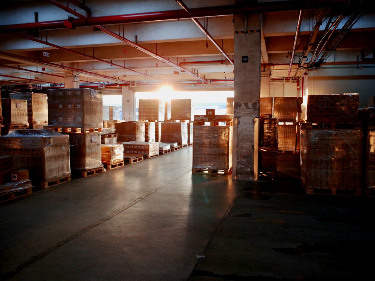 Zone de stockage palettisé N&Y TRADE